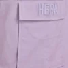 Pantalon cargo femme – lilas printanier