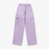 Pantalon cargo femme – lilas printanier