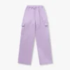 Pantalon cargo femme – lilas printanier
