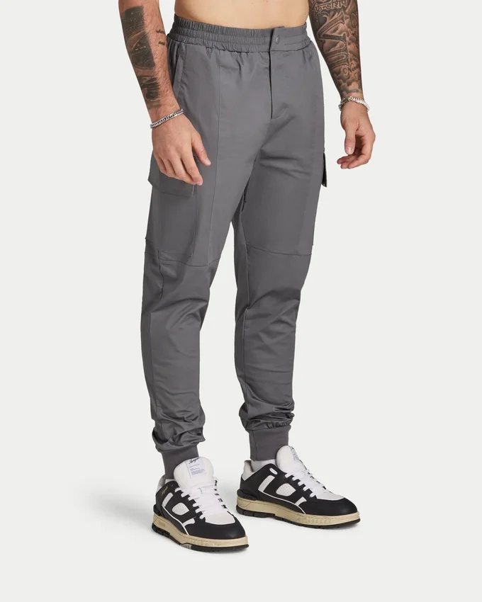 Pantalon cargo utilitaire fuselé pour homme Pantalon cargo utilitaire fuselé pour homme