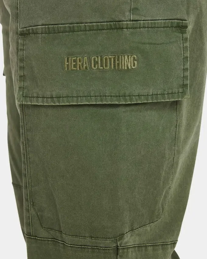 Pantalon cargo utilitaire pour homme – kaki foncé Pantalon cargo utilitaire pour homme – kaki foncé
