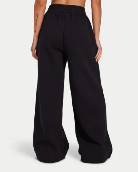Pantalon de jogging à jambes larges pour femme « Collective » – noir