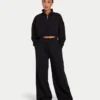 Pantalon de jogging à jambes larges pour femme « Collective » – noir Pantalon de jogging à jambes larges pour femme « Collective » – noir