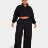 Pantalon de jogging à jambes larges pour femme « Collective » – noir Pantalon de jogging à jambes larges pour femme « Collective » – noir