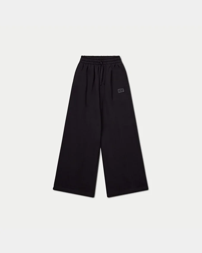 Pantalon de jogging à jambes larges pour femme « Collective » – noir Pantalon de jogging à jambes larges pour femme « Collective » – noir