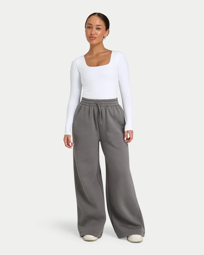 Pantalon de jogging large pour femme « Collective » – gris anthracite Pantalon de jogging large pour femme « Collective » – gris anthracite