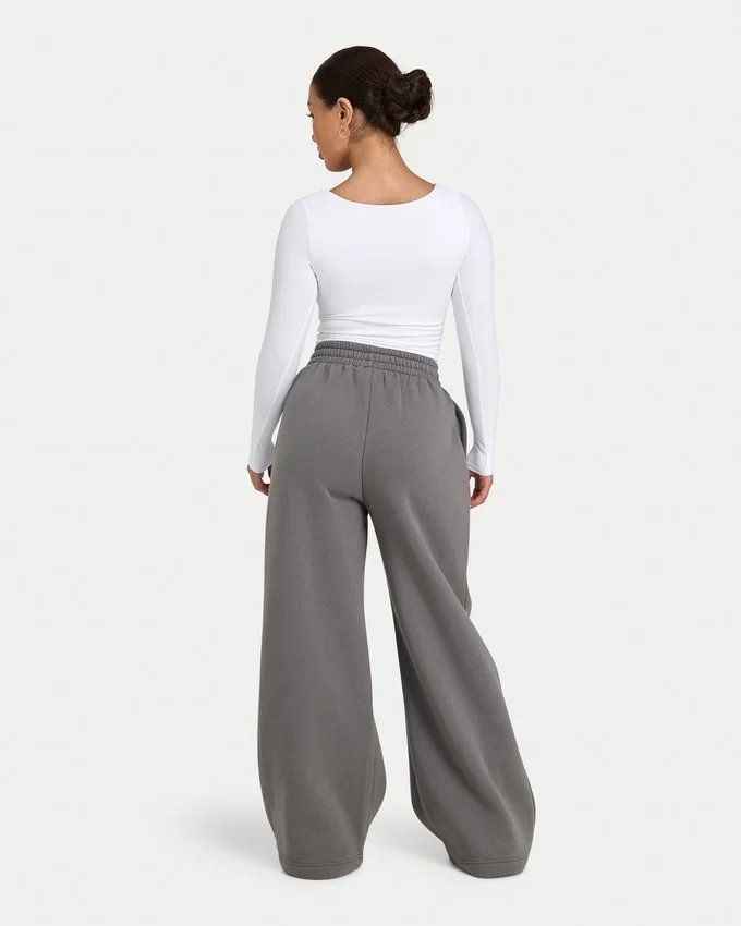 Pantalon de jogging large pour femme « Collective » – gris anthracite Pantalon de jogging large pour femme « Collective » – gris anthracite
