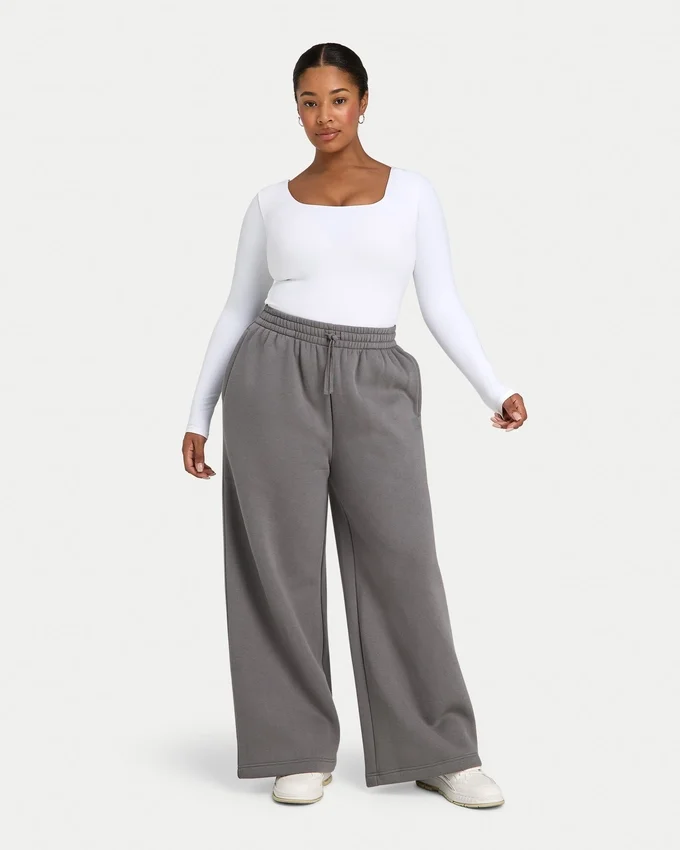 Pantalon de jogging large pour femme « Collective » – gris anthracite Pantalon de jogging large pour femme « Collective » – gris anthracite