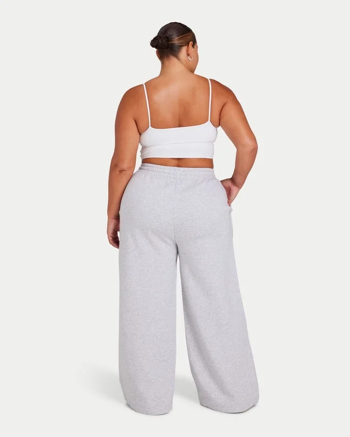 Pantalon de jogging large pour femme « Collective » – gris chiné Pantalon de jogging large pour femme « Collective » – gris chiné