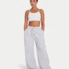 Pantalon de jogging large pour femme « Collective » – gris chiné Pantalon de jogging large pour femme « Collective » – gris chiné