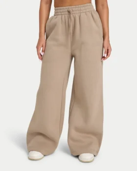 Pantalon de jogging large pour femme – moka