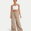 Pantalon de jogging large pour femme – moka Pantalon de jogging large pour femme – moka