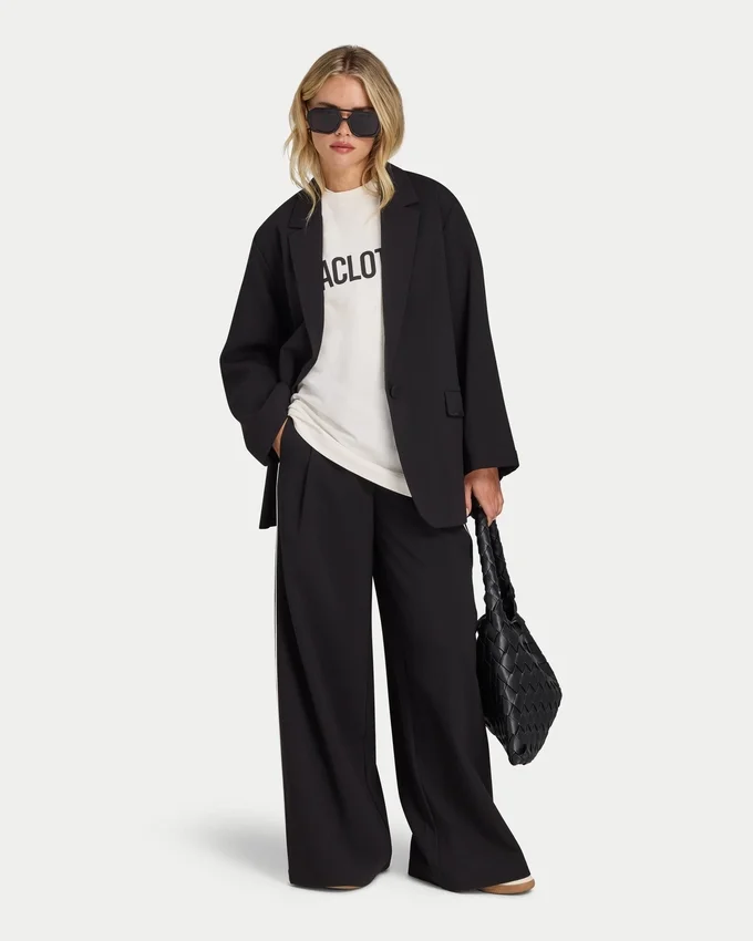 Pantalon Studio à jambes larges pour femme Pantalon Studio à jambes larges pour femme