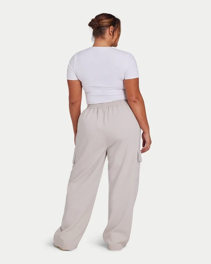 Pantalons cargo pour femme | Pantalon cargo Studio – Stone Pantalons cargo pour femme | Pantalon cargo Studio – Stone