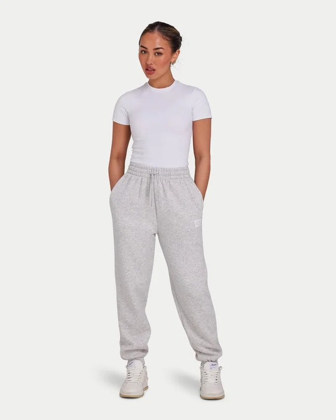 Pantalons de jogging collectifs pour femme – gris chiné Pantalons de jogging collectifs pour femme – gris chiné