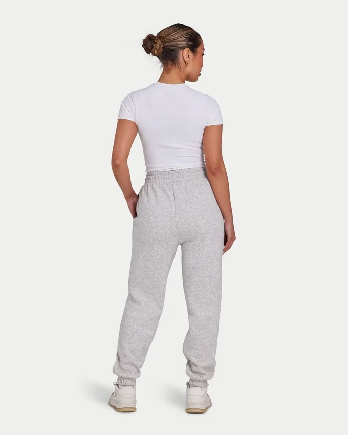 Pantalons de jogging collectifs pour femme – gris chiné Pantalons de jogging collectifs pour femme – gris chiné