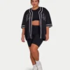 Pull-over en maille « Varsity » pour homme – noir Pull-over en maille « Varsity » pour homme – noir