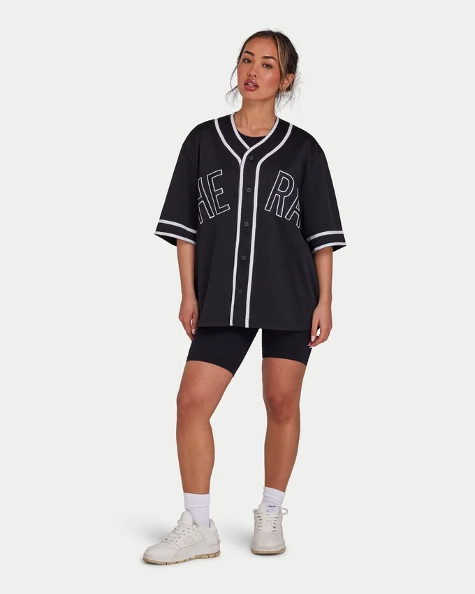 Pull-over en maille « Varsity » pour homme – noir Pull-over en maille « Varsity » pour homme – noir