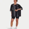 Pull-over en maille « Varsity » pour homme – noir Pull-over en maille « Varsity » pour homme – noir