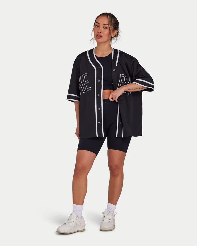 Pull-over en maille « Varsity » pour homme – noir Pull-over en maille « Varsity » pour homme – noir