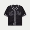 Pull-over en maille « Varsity » pour homme – noir Pull-over en maille « Varsity » pour homme – noir