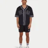 Pull-over en maille « Varsity » pour homme – noir Pull-over en maille « Varsity » pour homme – noir