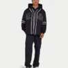 Pull-over en maille « Varsity » pour homme – noir Pull-over en maille « Varsity » pour homme – noir
