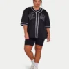 Pull-over en maille « Varsity » pour homme – noir Pull-over en maille « Varsity » pour homme – noir
