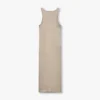 Robe midi Base Racer pour femme – gris-vert