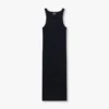 Robe midi Racer pour femme – noire Robe midi Racer pour femme – noire