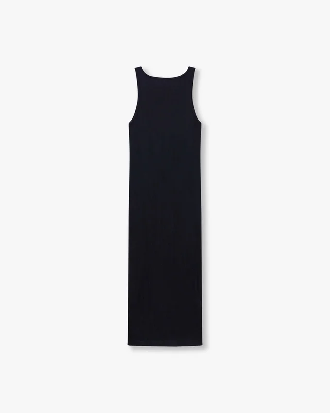 Robe midi Racer pour femme – noire Robe midi Racer pour femme – noire