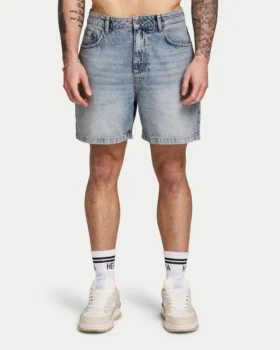 Short en denim décontracté pour homme