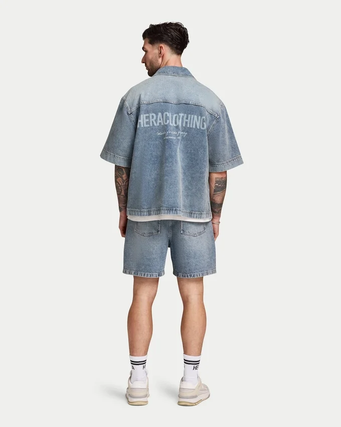 Short en denim décontracté pour homme Short en denim décontracté pour homme