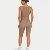 Shorts Base pour femme – gris-vert