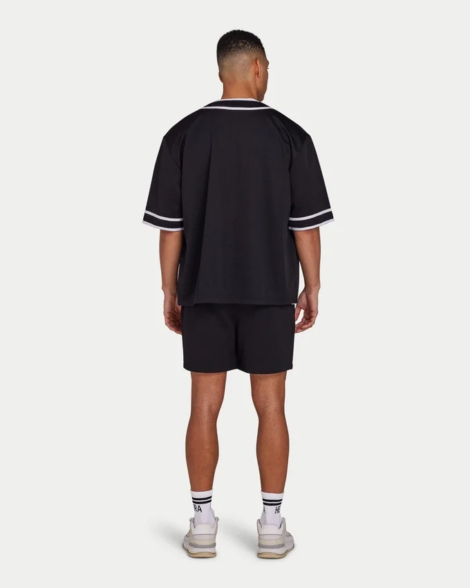 Shorts en maille pour homme – noir Shorts en maille pour homme – noir