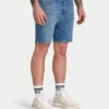 Shorts slim pour homme – bleu moyen Shorts slim pour homme – bleu moyen