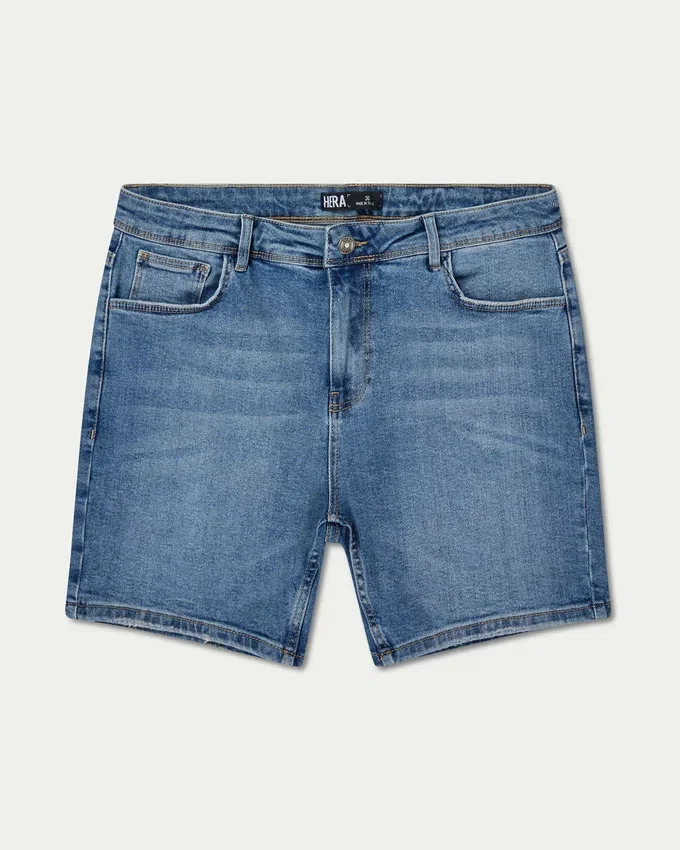 Shorts slim pour homme – bleu moyen Shorts slim pour homme – bleu moyen