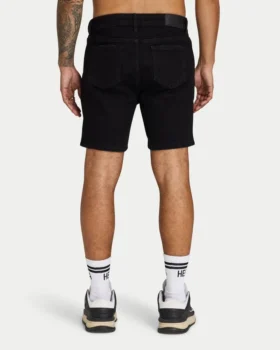 Shorts slim pour homme – noir