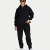 Sweat à capuche « Collective » pour femme – noir