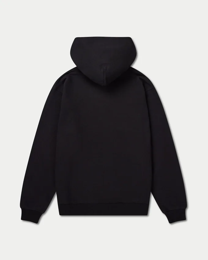 Sweat à capuche Label pour homme – noir Sweat à capuche Label pour homme – noir