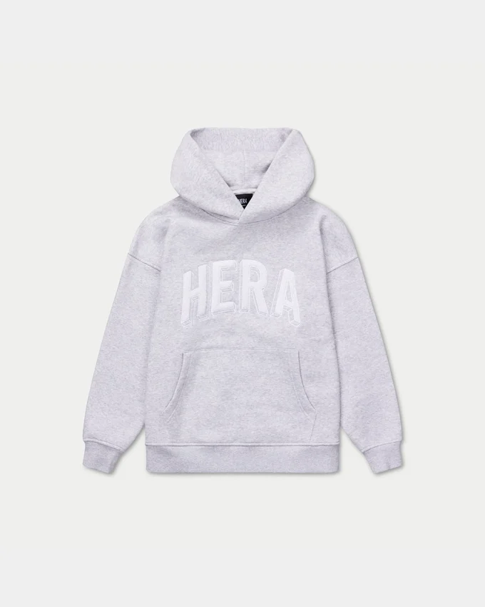 Sweat à capuche oversize 365 pour femme – gris chiné Sweat à capuche oversize 365 pour femme – gris chiné