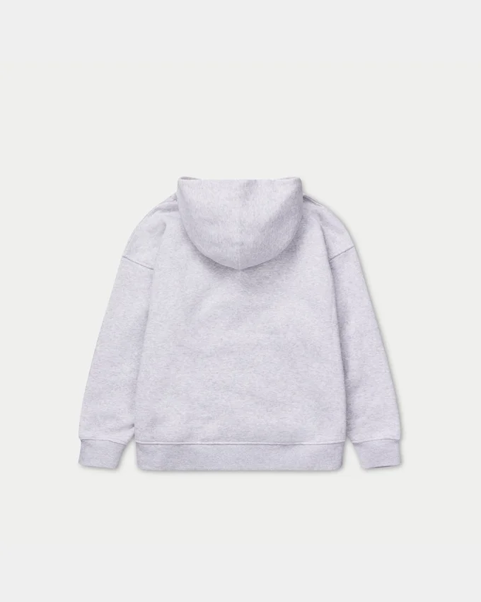 Sweat à capuche oversize 365 pour femme – gris chiné Sweat à capuche oversize 365 pour femme – gris chiné