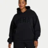 Sweat à capuche oversize 365 pour femme – noir