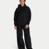 Sweat à capuche oversize 365 pour femme – noir