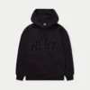 Sweat à capuche oversize 365 pour femme – noir