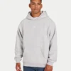 Sweat à capuche oversize « Collective » pour homme – gris chiné Sweat à capuche oversize « Collective » pour homme – gris chiné