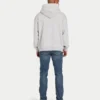 Sweat à capuche oversize « Collective » pour homme – gris chiné Sweat à capuche oversize « Collective » pour homme – gris chiné