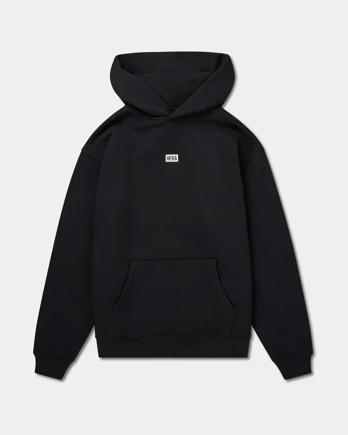Sweat à capuche oversize « Collective » pour homme – noir Sweat à capuche oversize « Collective » pour homme – noir