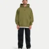 Sweat à capuche oversize « Collective » pour homme – vert olive Sweat à capuche oversize « Collective » pour homme – vert olive