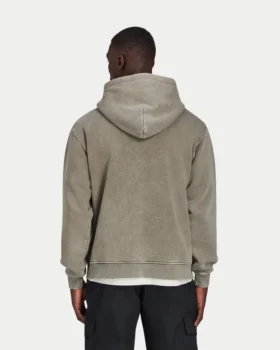 Sweat à capuche oversize délavé Signature pour homme